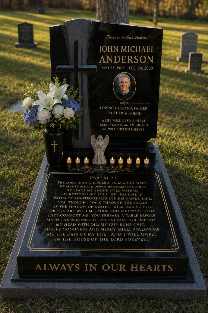 custom ledger memorial